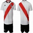 2019-2020 River Plate white soccer jersey home