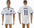 2017-2018 Montreal Impact Thailand version #11 DROGBA white soccer jersey away