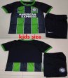 2023-2024 Brighton Hove Club black kid soccer jerseys away