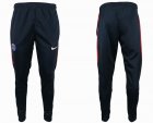 2017 paris st germain black Training Closed leg trousers