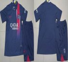 2023-2024 Paris Saint-Germain club blue kid soccer jerseys home