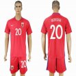 2016-2017 Norway team BERISHA #20 red soccer jerseys home