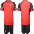 2022 World cup Belgium red soccer uniforms home