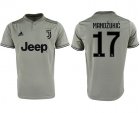 2018-2019 Juventus thailand version #17 MANDZUKIC gray soccer jersey home