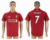 2018-2019 Liverpool Thailand version #7 MILNER red soccer jersey