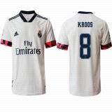 2020-2021 Real Madrid Thailand version #8 KROOS white soccer jerseys home