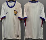 2024-2025 France team thailand version white soccer jerseys away