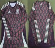 2024-2025 Mexico Team thailand version red Long sleeves soccer jerseys home