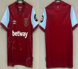 2023-2024 West Ham United thailand version red soccer jerseys home