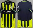2024-2025 Manchester City Club thailand version yellow black soccer jerseys away