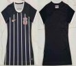 2023-2024 Corinthians Club thailand version black women soccer jerseys away