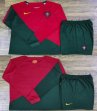 2022-2023 Portugal team red green soccer jerseys home