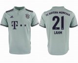 2018-2019 Bayern Munich #21 LAHM thailand version gray soccer jersey away