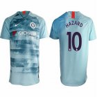 2018-2019 Chelsea #10 HAZARD thailand version skyblue soccer jersey away