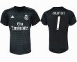 2018-2019 Real Madrid #7 COURTOIS thailand version black goalkeepe soccer jersey