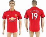 2017-2018 Manchester United #19 RASHFORD Thailand version red soccer jersey