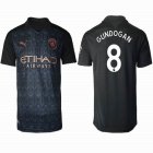 2020-2021 Manchester City thailand version #8 GUNDOGAN black soccer jersey away