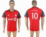 2016-2017 Toronto FC #10 GIOVINCO thailand version red soccer jersey home