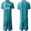 2020-2021 Leicester City lake blue goalkeeper soccer jerseys