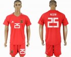 2018 World Cup Spain #25 REINA red goalkeeper soccer jersey