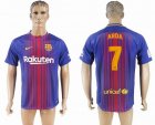 2017-2018 Barcelona club thailand version #7 ARDA blue red soccer jersey home