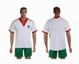 2013-2014 Morocco national team soccer white away jerseys