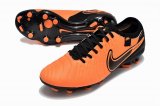 Nike Legend Ten Generation fully knitted waterproof FG football shoes Nike Tiempo Legend X Elite FG orange