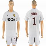 2016-2017 Monaco club SUBASIC #1 white soccer jerseys away