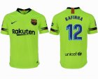 2018-2019 Barcelona thailand version #12 RAFINHA green soccer jersey away