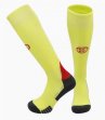 2024 Spain Team yellow soccer Sock away