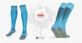 Kid soccer socks skyblue colors