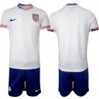 2024 -2025 United States team White soccer jersey home