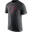 Professional customized nike Atlanta Falcons T-Shirts gray