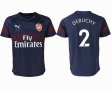 2018-2019 Arsenal thailand version #2 DEBUCHY blue soccer jersey away