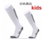 2022 kid soccer socks white black colors