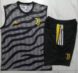 2023-2024 Juventus gray black soccer vest uniforms D905