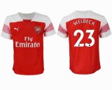 2018-2019 Arsenal thailand version #23 WELBECK white red soccer jersey home