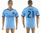 2017-2018 New York City FC thailand version PIRLO #21 skyblue soccer jersey home