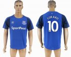 2017-2018 Everton FC thailand version #10 LUKAKU blue soccer jersey home