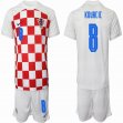 2022 World Cup Croatia team #8 KOUACIC red white soccer jersey home