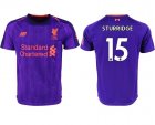 2018-2019 Liverpool Thailand version #15 STURRIDGE purple soccer jerseys away