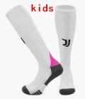 2024 Juventus club white kid soccer socks away