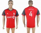 2016-2017 Toronto FC #4 BRADLEY thailand version red soccer jersey home