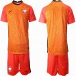 2021 Poland orange goalkeeper soccer jerseys