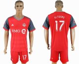 2017-2018 Toronto FC club #17 ALTIDORE red soccer jersey home