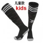 2022 Juventus Club black kid soccer socks