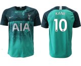 2018-2019 Tottenham Hotspur #10 KANE thailand version green soccer jersey away