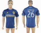 2017-2018 Los Angeles Galaxy DONOVAN #26 Thailand version blue soccer jersey away