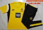 2023-2024 Dortmund club polo yellow black soccer uniforms with long shorts C1053