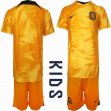 2022 World Cup Netherlands team orange kid soccer jersey home